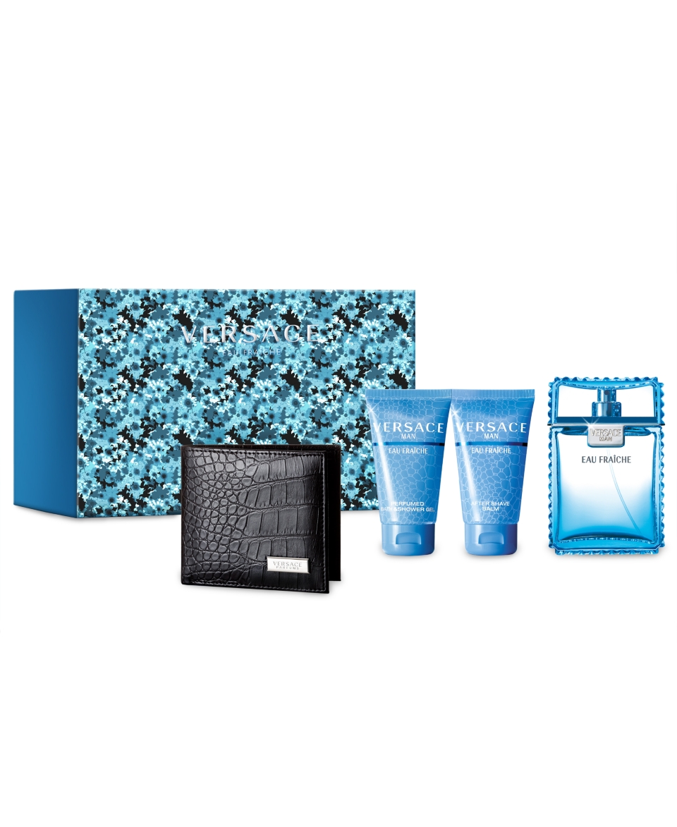 Versace Eau Fraîche Italian Luxury Set   Cologne & Grooming   Beauty