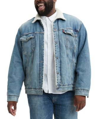 levi's sherpa denim trucker jacket mens