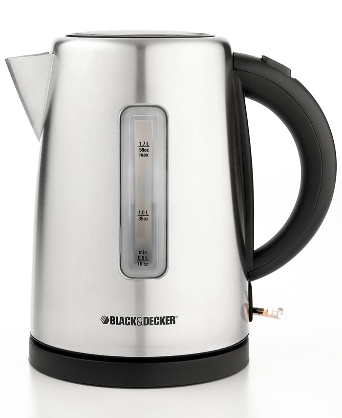 Black & Decker KE2000 Electric Kettle, 1.7 L Stainless Steel & Reviews
