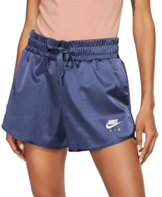 nike's new air satin shorts are made for cozy girls