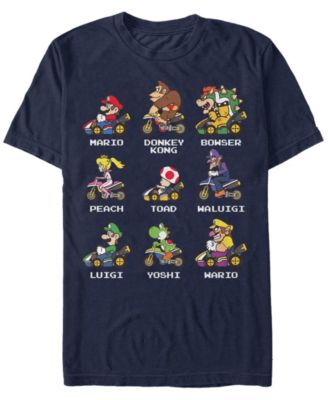 Мужская футболка Nintendo Mario Kart Character Choice с коротким рукавом
