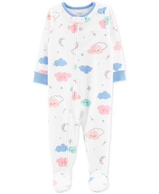 macy's baby girl pajamas