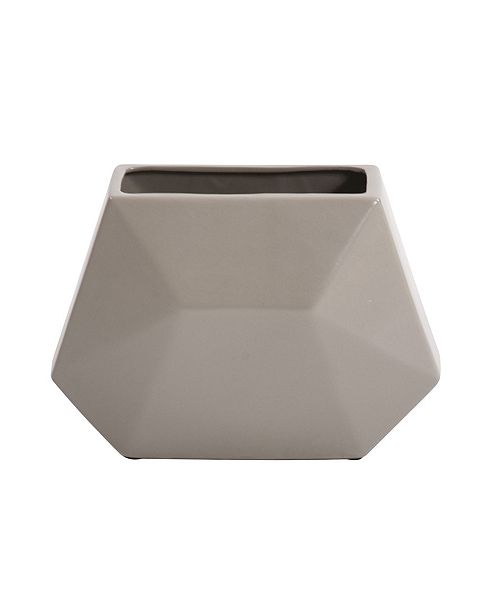 Howard Elliott Geo Matte Stone Ceramic Vase Small Reviews Vases Home Decor Macy S