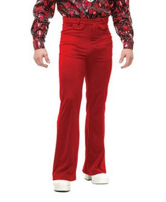 Мужские брюки для дискотеки BuySeasons красного цвета