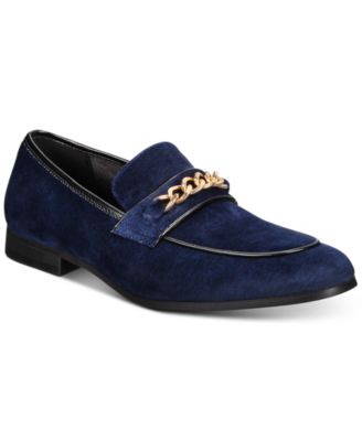 all gold loafers