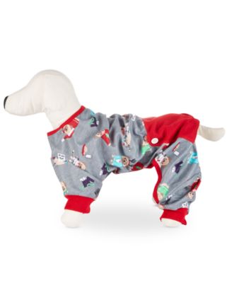 Family Pajamas Matching Brinkley Plaid Pet Pajamas - Dog / Cat - Red Black