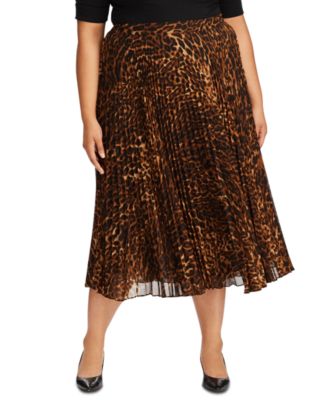 leopard print skirts plus size