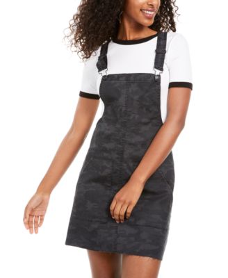 camo overall skirt