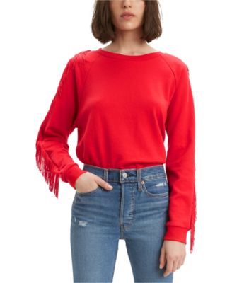 levi's red sweater