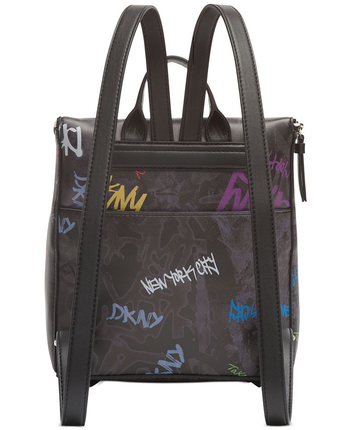 DKNY Tilly Graffiti Logo Backpack, Created for Macy's & Reviews