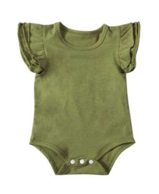 flutter sleeve bodysuit baby