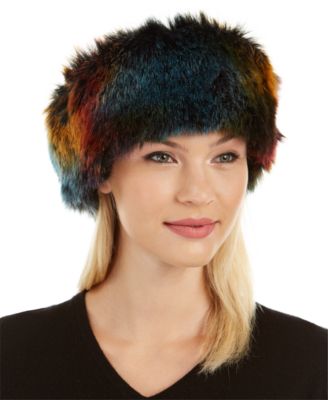 macys womens fur hats