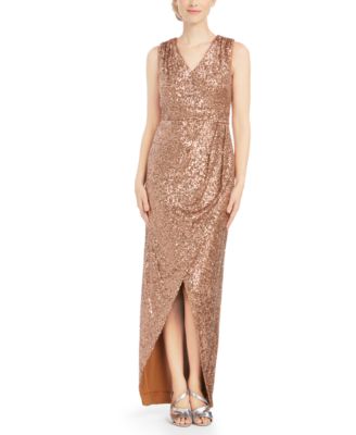 macy's calvin klein sequin dress