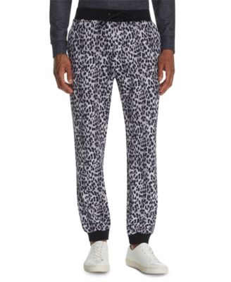 leopard print joggers mens