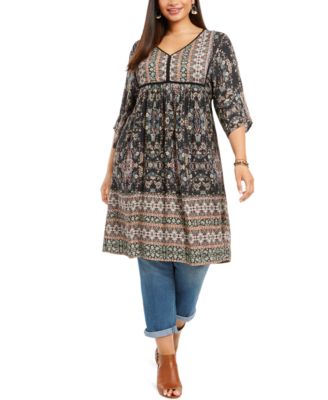 macys plus size kimono