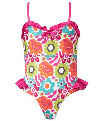 Pink Platinum Kids Swimwear, Toddler Girls One-Piece Bathing Suit ...