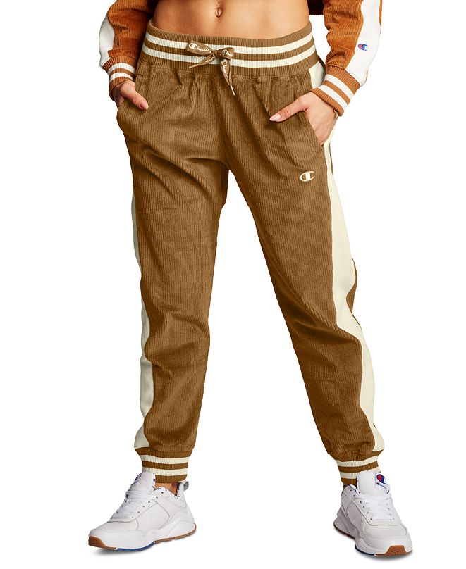 champion joggers womens red
