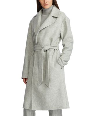 ralph lauren wool blend coat