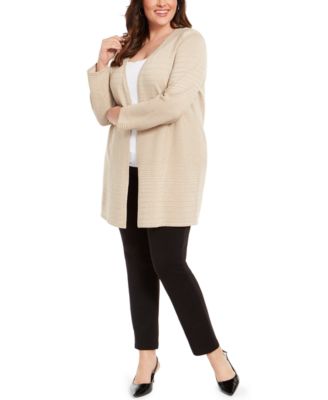 macys plus size cardigan sweaters