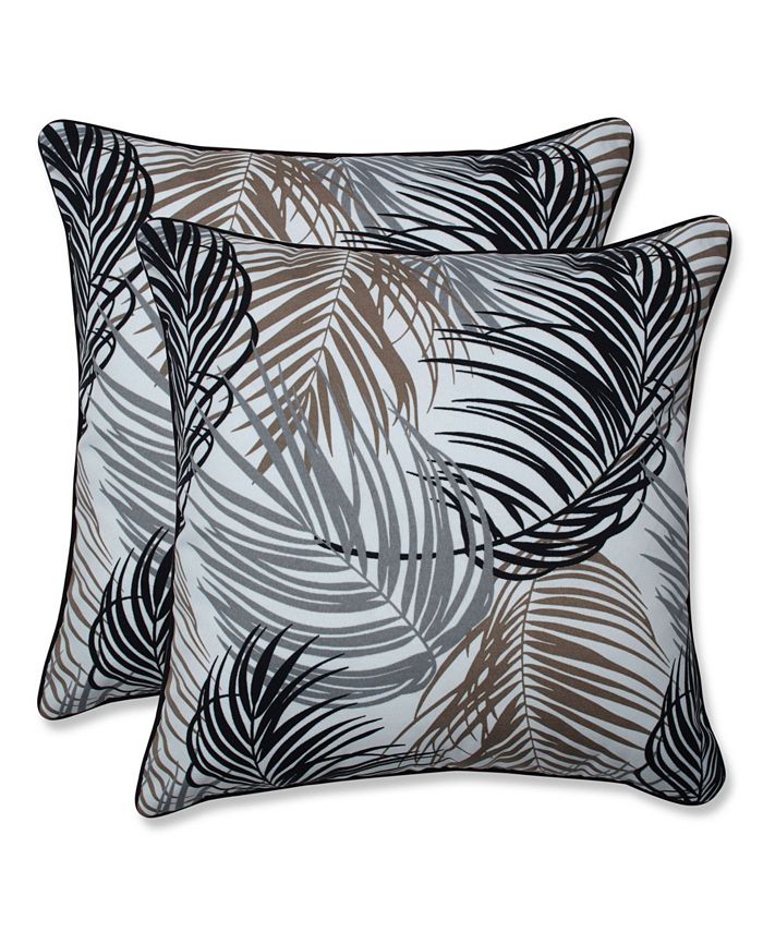 Pillow Perfect Palm Fronds 18 X 18 Outdoor Decorative Pillow 2 Pack Reviews Decorative Throw Pillows Bed Bath Macy S