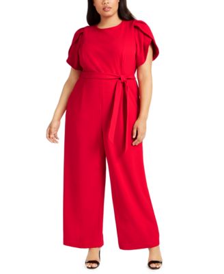 tulip sleeve jumpsuit