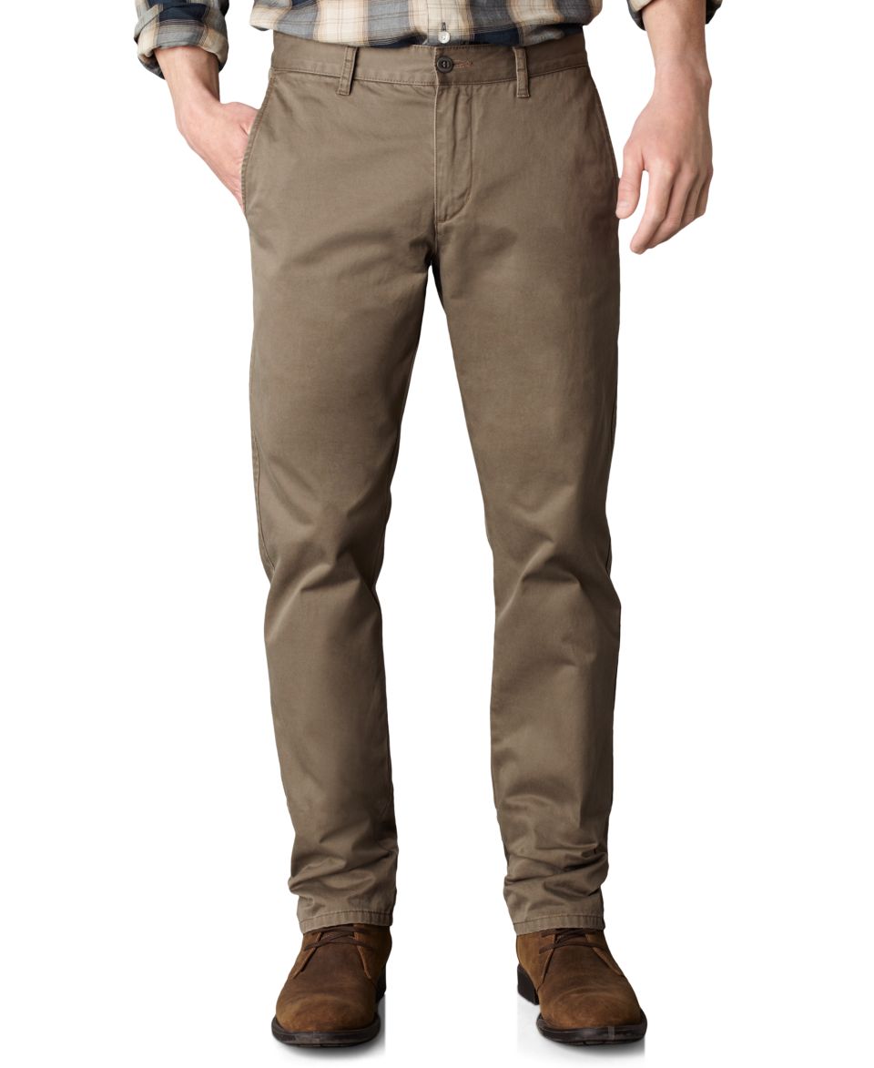 Dockers Slim Fit Alpha Khaki Flat Front Pants   Pants   Men