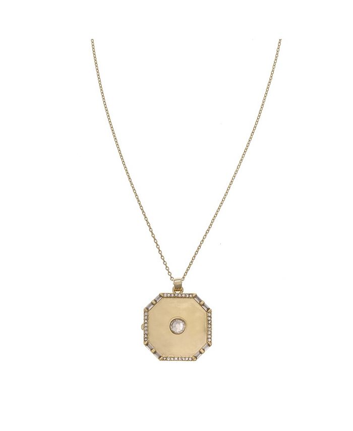Christian Siriano New York Christian Siriano Gold Tone Necklace Locket
