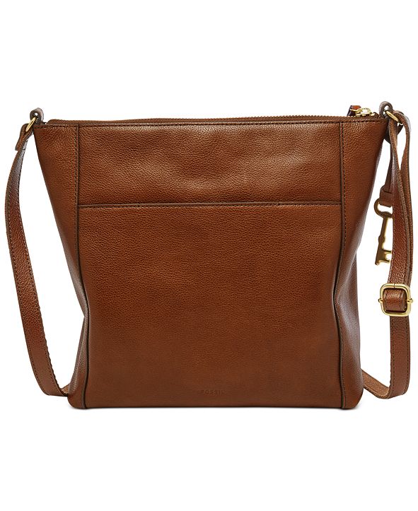 fossil women's tara leather shopper