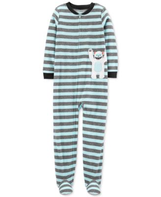 carter's big boy footed pajamas