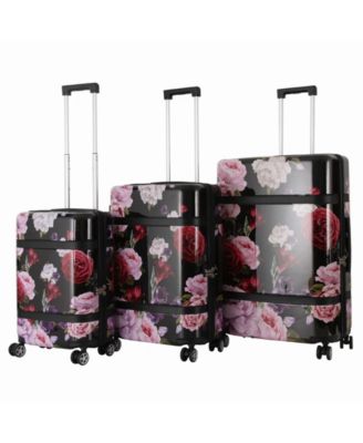 floral suitcase