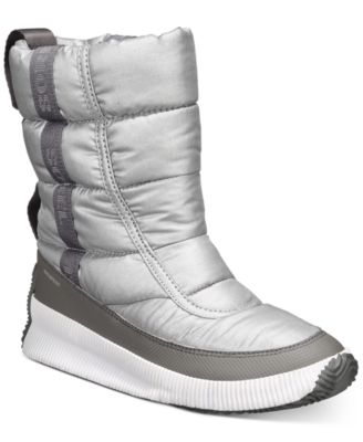 gray sorel boots