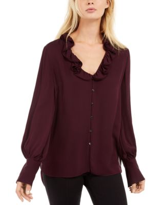 macys silk blouses