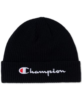 champion logo beanie