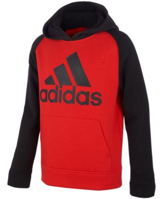 kids red adidas hoodie