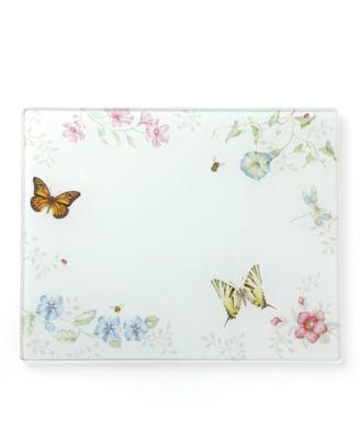 Большая стеклянная доска для кухни Lenox Butterfly Meadow