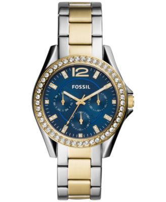 Fossil Women's Riley Two-Tone Stainless 