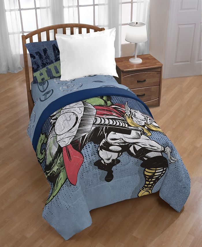 Marvel Thor & The Hulk Twin Comforter & Reviews Bedding Collections
