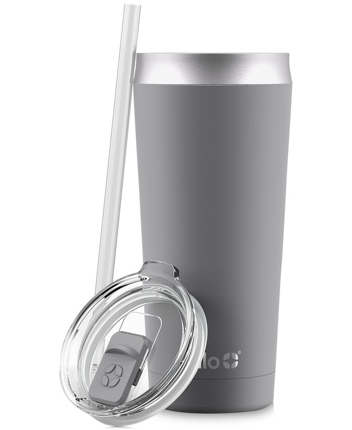 Ello Beacon Stainless Steel Coffee Tumbler, Gray & Reviews Glassware