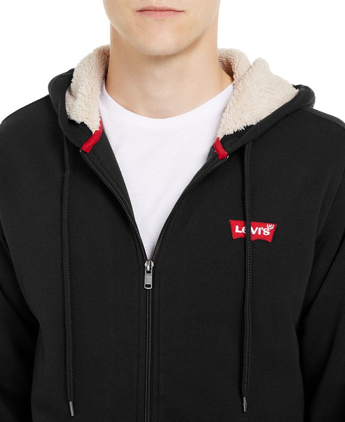 Levis polar fleece hoodie clearance