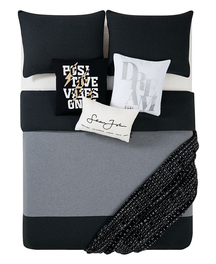 Sean John CLOSEOUT! Color Block Jersey Full/Queen Comforter Set