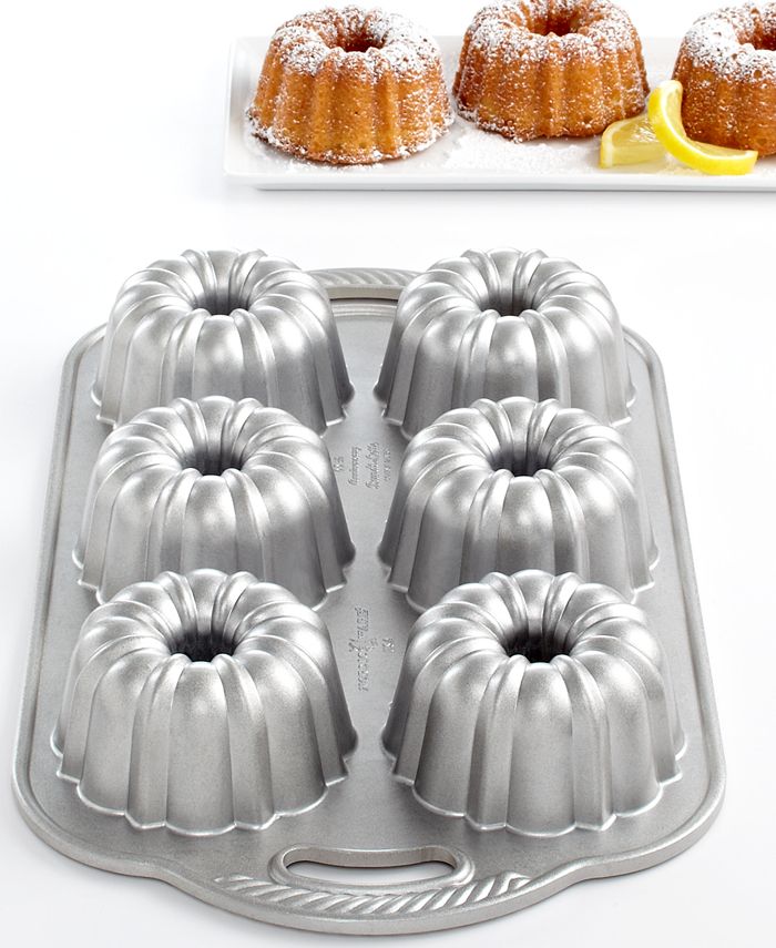 Nordic Ware Anniversary 6 Cavity Mini Bundt Pan & Reviews Bakeware Kitchen Macy's
