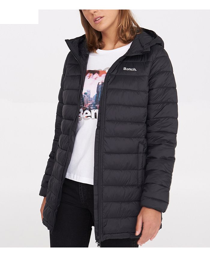 Bench Urbanwear Blue Moon 3/4 Lt Puffer & Reviews Jackets & Blazers