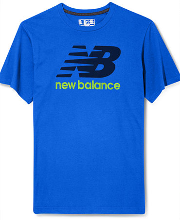 New Balance Shirt, Graphic Logo T-Shirt - T-Shirts - Men - Macy's