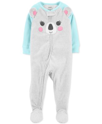 macy's baby girl pajamas