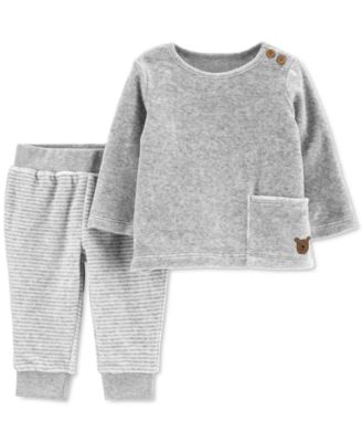 baby boy velour outfits