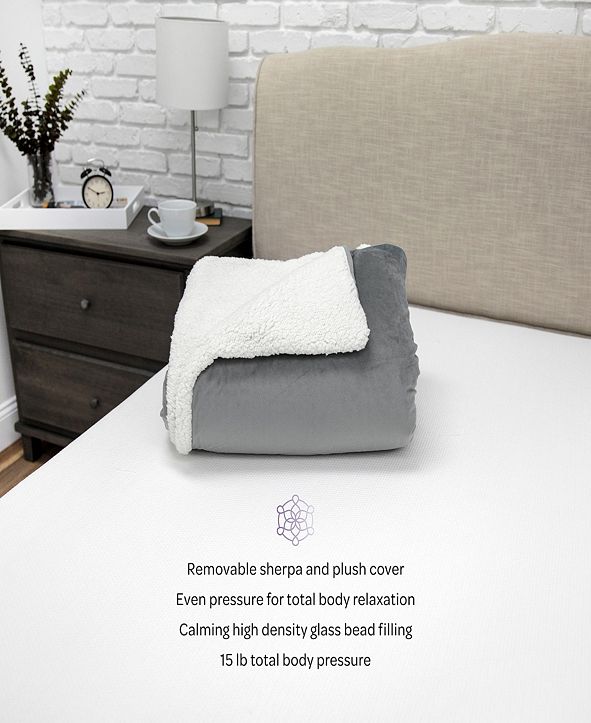 SensorPEDIC 15lb. Serenity Weighted Blanket & Reviews Blankets