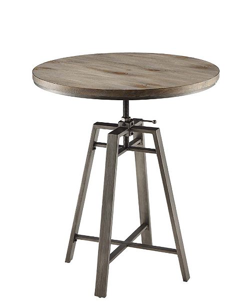 Coaster Home Furnishings Ajo Bar Table With Swivel Adjustable Height Mechanism Reviews Furniture Macy S