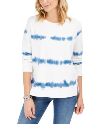 macy's tie dye sweatshirt