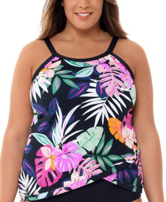 macys plus size swimwear