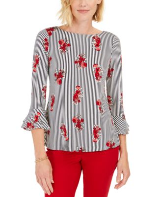 macys red tops